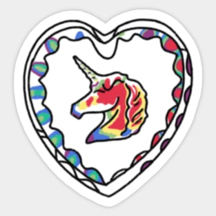 Unicorn Charm Sticker